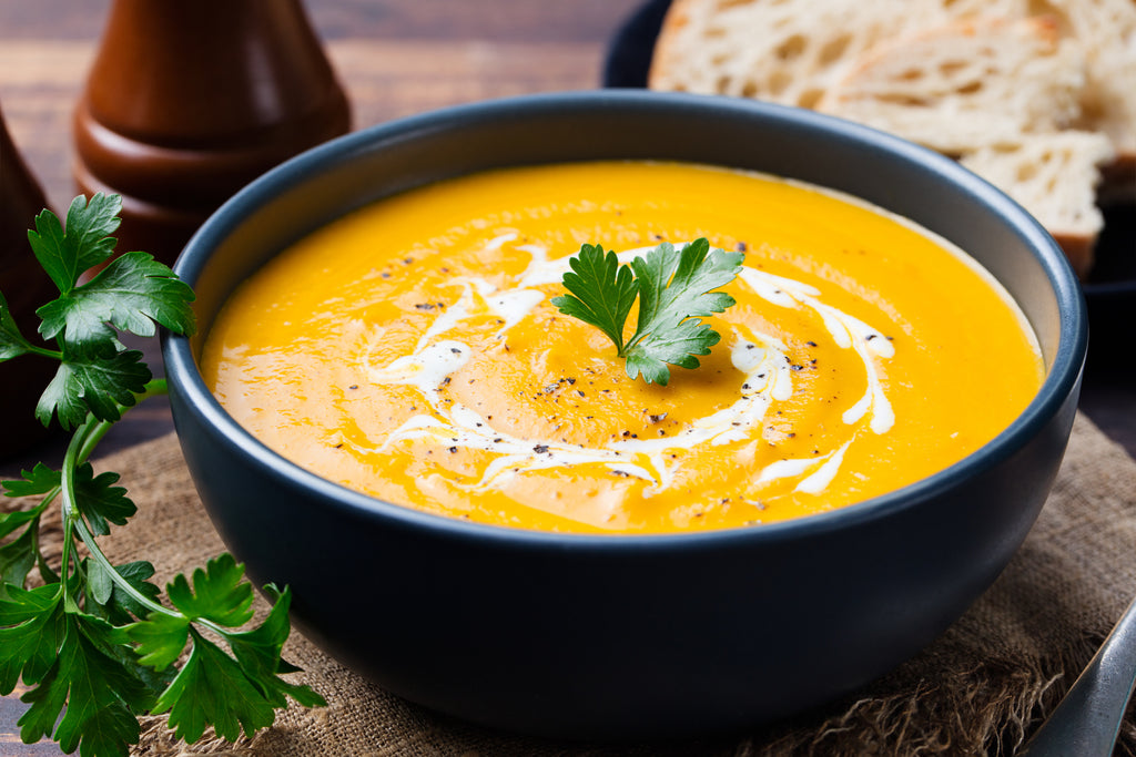 Curried Carrot & Cashew Nut Soup Recipe