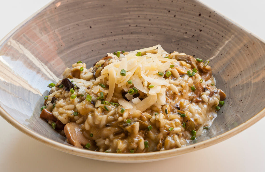 Grilled mushroom Risotto
